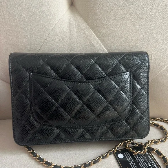 Classic🔥Chanel Caviar WOC crossbody Bag - Picture 6 of 11